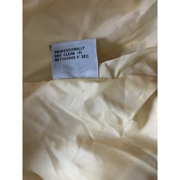 Vintage Members Only Yellow Racer Jacket Adults Size 42 Zip Up - Picture 9 of 10